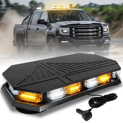 🚗 Mini Rooftop Emergency Strobe Light with Strong Magnetic Mount for Pickup Trucks, Trucks & Safety Vehicles ✨