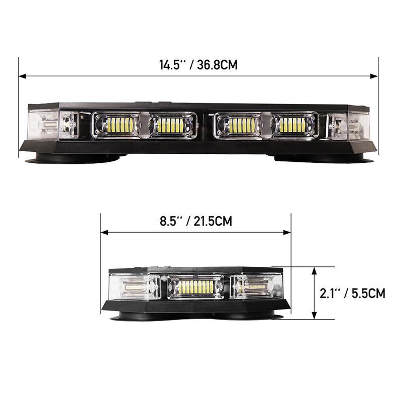 🚗 Mini Rooftop Emergency Strobe Light with Strong Magnetic Mount for Pickup Trucks, Trucks & Safety Vehicles ✨