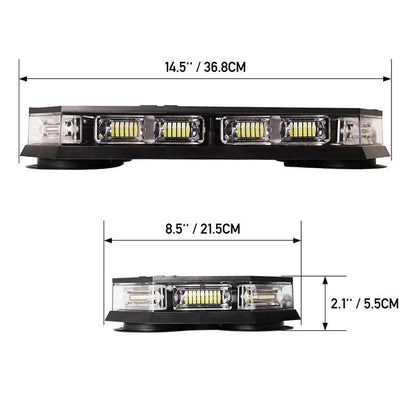 🚗 Mini Rooftop Emergency Strobe Light with Strong Magnetic Mount for Pickup Trucks, Trucks & Safety Vehicles ✨